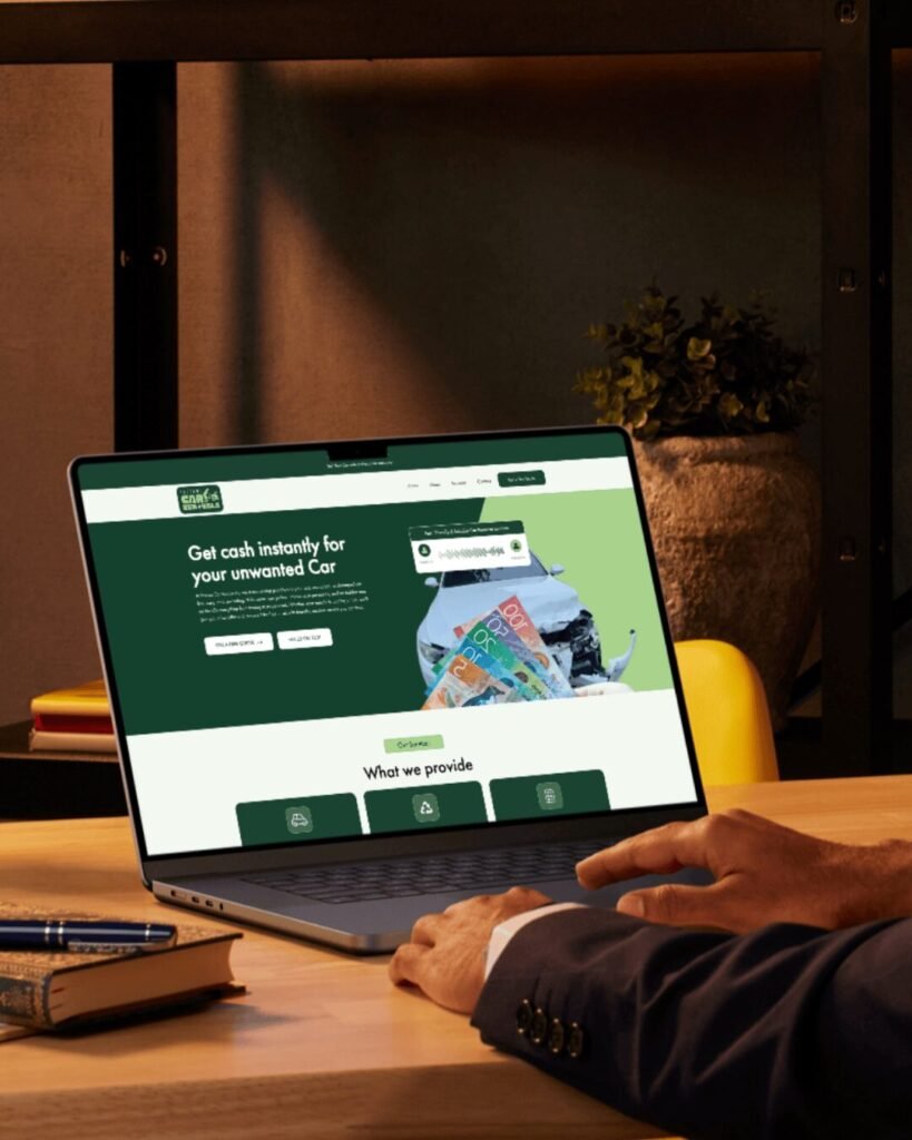 Car Removal Website 1 Website Design Auckland 5 -Bright Box | Social Media Marketing - Auckland
